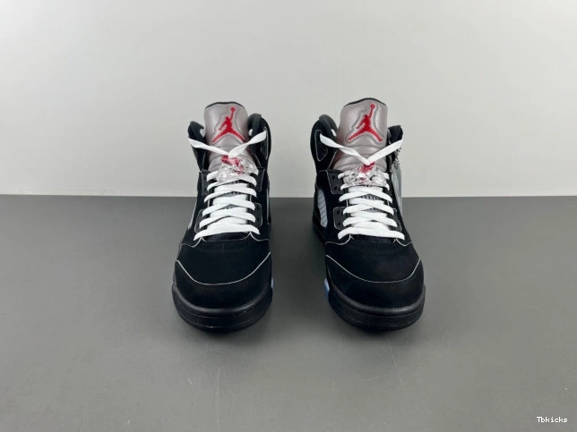 Cheap TBK Jordan Air Metallic Reimagined 5 HF3975-001 Black 0809